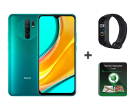 Xiaomi Redmi 9 4/64GB Ocean Green + Mi Band 4+ Navitel - 603814 - zdjęcie 1